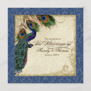 Invitation Un mariage officiel avec un paquebot et une plume 
