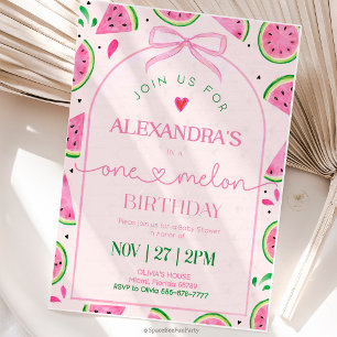 Invitation Un Melon Anniversaire 1ère année