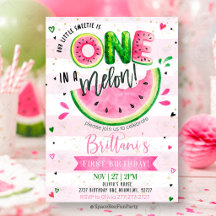Un Melon Anniversaire 1ère Fête Pastèque 