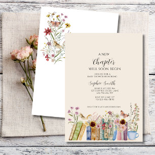 Invitation Un nouveau Baby shower de chapitre