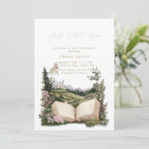 Un nouveau chapitre commence baby shower enchanté