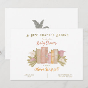 Invitation Un nouveau chapitre commence - Style Boho