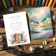 Un nouveau chapitre Livre aquarelle Shower de mari