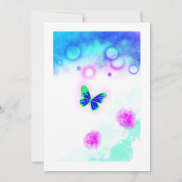 Invitation Un papillon 