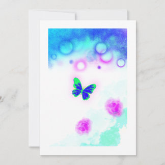 Invitation Un papillon