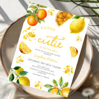 un petit amour aquarelle orange agrume citron