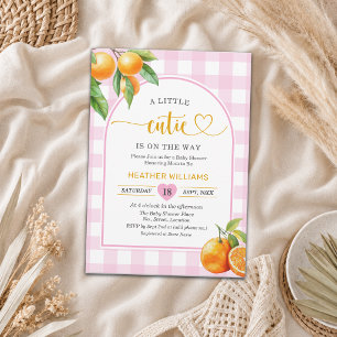 Invitation Un petit amour est en route Fête prénatale bébé fi
