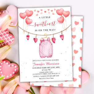 Invitation Un Petit Amoureux   Baby shower de la Saint Valent