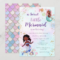 Un petit Baby shower afro-américain de sirène