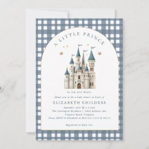 Invitation Un petit Baby shower du château Prince Royal