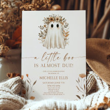 Un petit Baby shower Fleur sauvage Boo Boho Ghost