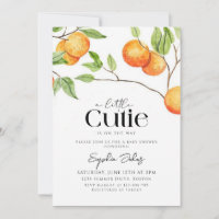 Un petit Baby shower orange Clementine