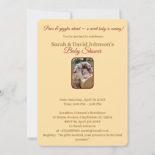Invitation Un petit chaton et un petit humain sont en route
