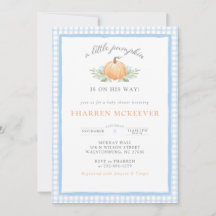 Un petit Citrouille est sur le chemin Baby shower