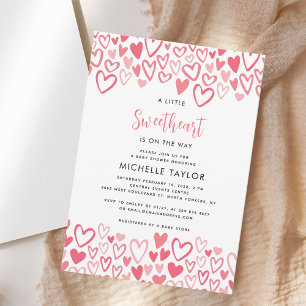 Invitation Un Petit Coeur Rose Un Petit Coeur Chéri Baby show