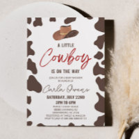 Un Petit Cowboy Est En Route ! Baby shower de rodé