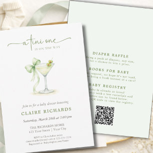 Invitation Un petit élégant tout-en-un pour une baby shower n