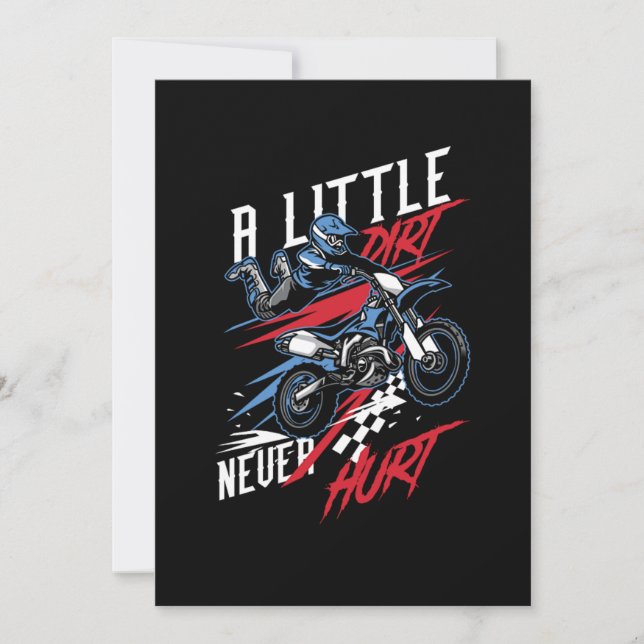 Invitation Un Peu De Chemin N'A Jamais Blessé Quad Racing Hor (Devant)