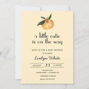 Invitation Un peu de gourmandise est en chemin Baby shower