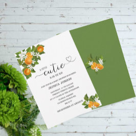 Invitation Un peu de gourmandise est en chemin baby shower