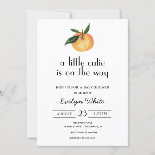 Invitation Un peu de gourmandise est en chemin Baby shower