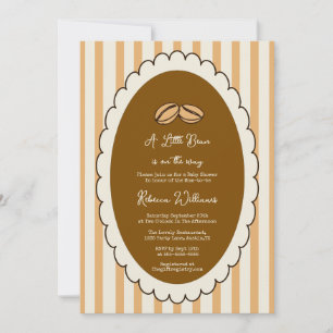 Invitation Un peu de haricot se trouve sur le chemin Baby sho