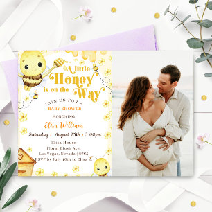 Invitation Un Peu De Miel Est En Route Photo Baby shower