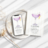 Un peu plus âgé Purple Martini Luxueux Anniversair