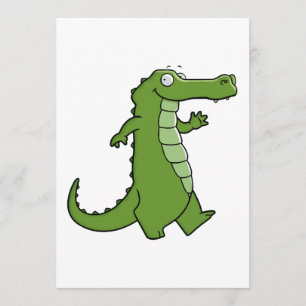 Invitation Un plus défunt alligator