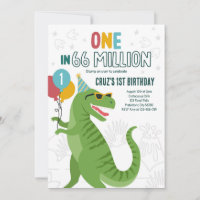 Un Sur 66 Millions De Dinosaures T-Rex 1er Anniver