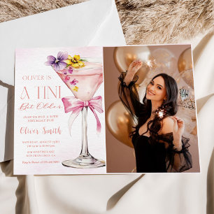 Invitation Un Tini Bit Martini plus âgé 30e anniversaire de f