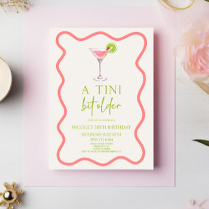 Invitation Un Tini Un Peu Plus Ancien Cosmo Rose Martini Anni