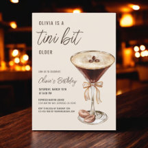Un Tini Un Peu Plus Ancien Espresso Martini fête d