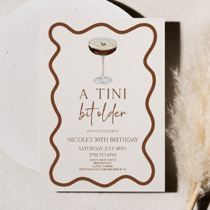 Invitation Un Tini Un Peu Plus Ancien Expresso Martini Annive