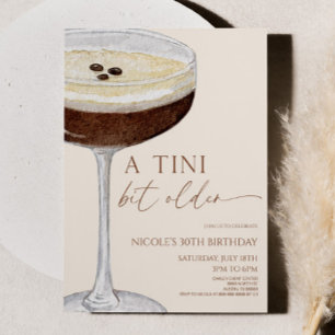 Invitation Un Tini Un Peu Plus Ancien Expresso Martini Annive