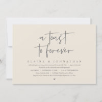 Un toast à l'éternité, Mariage Elopement Brunch Pa
