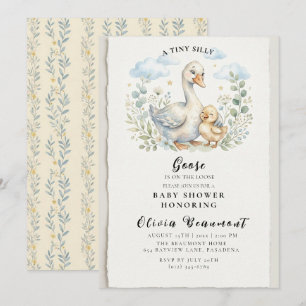Invitation Un tout petit fou rire canard est lâché Baby Showe