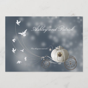 Invitation Un vrai Mariage de conte de fées