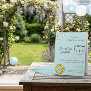 Invitation Une Baby-Shower Bébé en Route