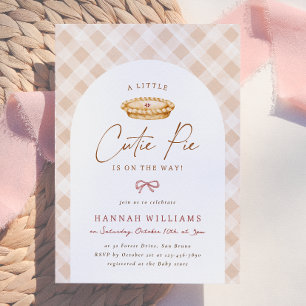 Invitation Une Baby Shower de Thanksgiving automnale pour un