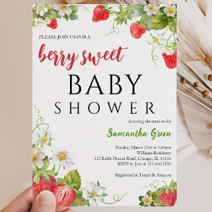 Invitation Une Baby Shower Fruitée et Douce