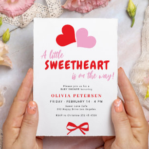 Invitation Une baby shower pour la Saint-Valentin pour un pet