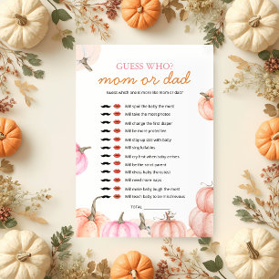 Invitation Une Baby Shower pour un Petit Citrouille Jeu Dev