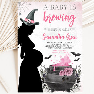 Invitation Une Baby Shower Rose pour un Bébé à Venir pour Hal
