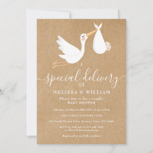 Invitation Une Baby Shower / Sprinkle de Couple pour un Bébé