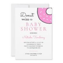 Une Belle Donut Rose Manque Un Baby shower