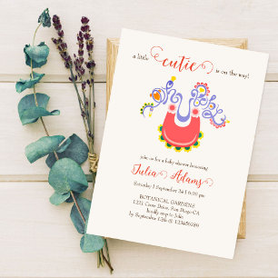 Invitation Une Cutie est en chemin baby shower