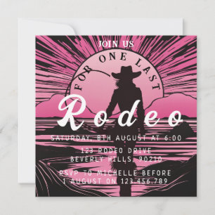 Invitation Une Dernière licence de rodéo