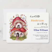 Une douce petite fée de mashroom est en route