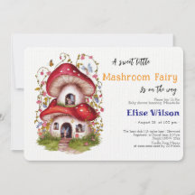 Une douce petite fée de mashroom est en route